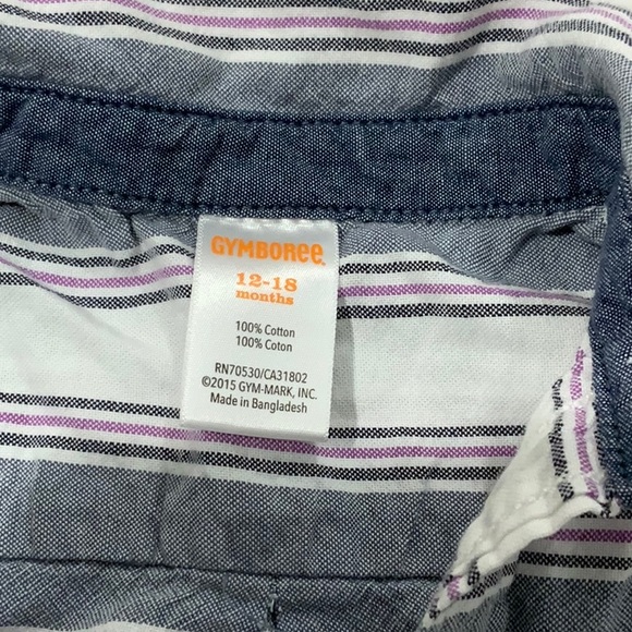 Gymboree®️ Striped/Plaid Button-Down Shirts - Picture 4 of 9
